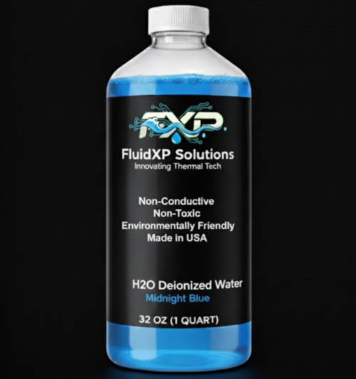H2O Deionized Water Midnight Blue UV 1 Gallon